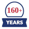 160 <b>Years of</b> service +